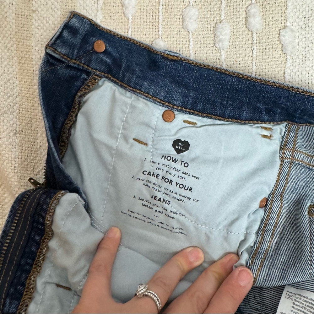 Madewell medium wash skinny jeans size 25p - Picture 8 of 8